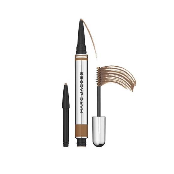 ‼️NWT‼️Marc Jacobs Brow Wow Duo Brow Powder Pencil and Tinted Gel 04 Light Brown - Picture 2 of 4